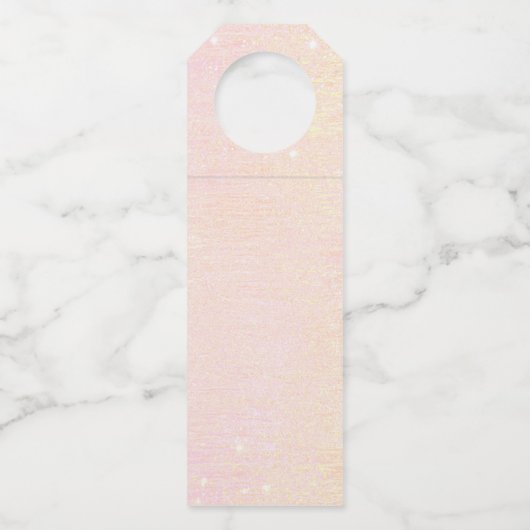 素晴らし線金ゴールド結婚抽象芸術の赤面ID867 ボトルネックタグ (裏面)