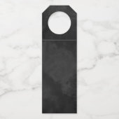 素晴らし線金ゴールド結婚抽象芸術の黒ID867 ボトルネックタグ (裏面)