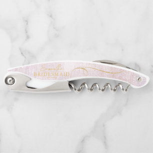 素晴らし線金ゴールド結婚抽象芸術のMauve ID867 ソムリエナイフ