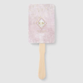 素晴らし線金ゴールド結婚抽象芸術V1曲線ID867 ハンドファン (正面)