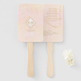 素晴らし線金ゴールド結婚抽象芸術V1赤面ID867 ハンドファン