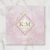 素晴らし線金ゴールド結婚抽象芸術V2曲線ID867 フェイバータグ (正面)