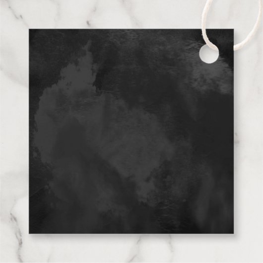 素晴らし線金ゴールド結婚抽象芸術V2 Black ID867 フェイバータグ (裏面)