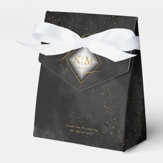 素晴らし線金ゴールド結婚抽象芸術V2 Black ID867 フェイバーボックス (正面サイド)