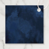 素晴らし線金ゴールド結婚抽象芸術V2 Navy ID867 フェイバータグ (裏面)