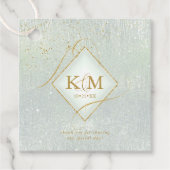 素晴らし線金ゴールド結婚抽象芸術V2 Sage ID867 フェイバータグ (正面)