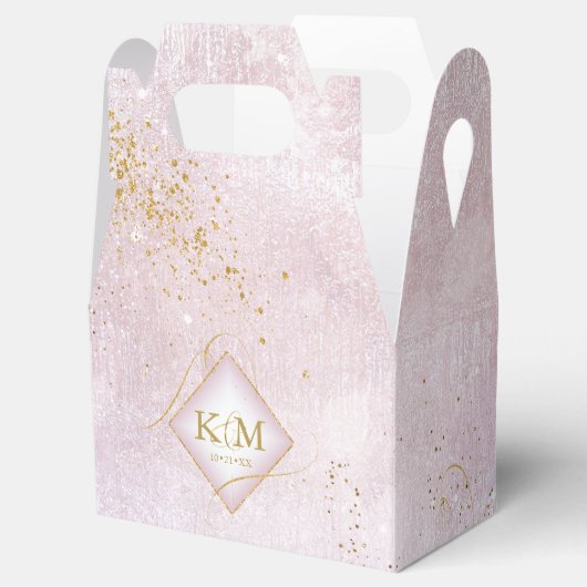 素晴らし線金ゴールド結婚抽象芸術V3 Mauve ID867 フェイバーボックス (オープン)