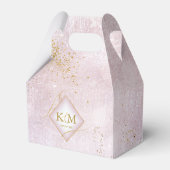 素晴らし線金ゴールド結婚抽象芸術V3 Mauve ID867 フェイバーボックス (正面サイド)