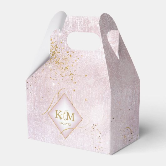 素晴らし線金ゴールド結婚抽象芸術V3 Mauve ID867 フェイバーボックス (正面サイド)