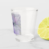 素晴らし美しいモダン抽象芸術フラクタルアートフラワー ショットグラス (右)