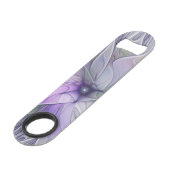 素晴らし美しいモダン抽象芸術フラクタルアートフラワー スピード栓抜き (正面アングル)