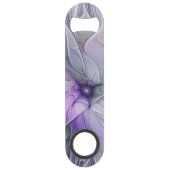 素晴らし美しいモダン抽象芸術フラクタルアートフラワー スピード栓抜き (裏面)