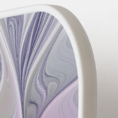 素晴らし美しいモダン抽象芸術フラクタルアートフラワー ピックルボールラケット (左詳細)