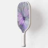 素晴らし美しいモダン抽象芸術フラクタルアートフラワー ピックルボールラケット (左)