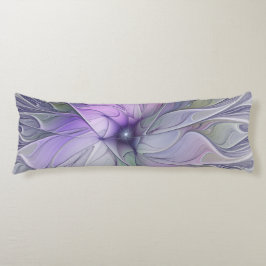 素晴らし美しいモダン抽象芸術フラクタルアートフラワー ボディピロー