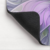 素晴らし美しいモダン抽象芸術フラクタルアートフラワー マウスパッド (コーナー)