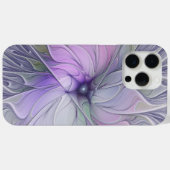 素晴らし美しいモダン抽象芸術フラクタルアートフラワー Case-Mate iPhoneケース (裏面 (横))