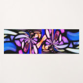 素晴らし色モザイクインスパイア ヨガマット (正面(横))