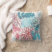 素晴らし花カッコいい可愛ガーリーレトロフローラ クッション (ブランケット)