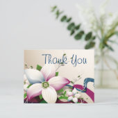 素晴らし花カッコいい可愛ガーリーレトロフローラ ポストカード (スタンド正面)