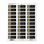 素晴らし花カッコいい可愛ガーリーレトロフローラ ラベル (フルシート)