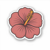 素晴らし花 シール (正面)