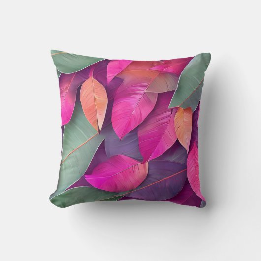 素晴らし葉型 クッション (正面)