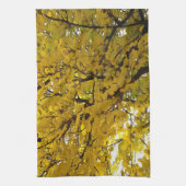 素晴らし葉抽象芸術芸術 キッチンタオル (縦)