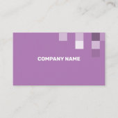 素晴らし薄紫コンテンポラリー透明度 名刺 (正面)