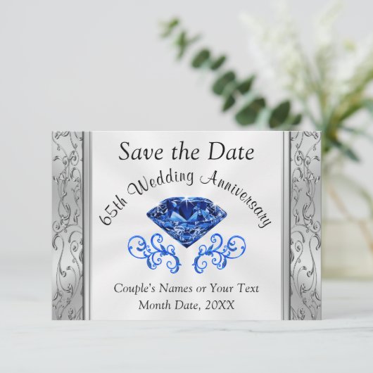 素晴らし記念日カードの保存（任意の年） 招待状 (スタンド正面)