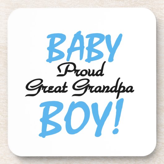 素晴らし誇りを持った男の赤ちゃん コースター (正面)