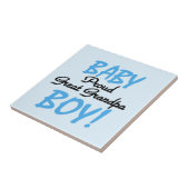 素晴らし誇りを持った男の赤ちゃん タイル (側面)