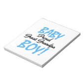 素晴らし誇りを持った男の赤ちゃん ノートパッド (回転)