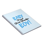 素晴らし誇りを持った男の赤ちゃん ノートブック (右側)