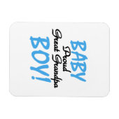 素晴らし誇りを持った男の赤ちゃん マグネット (横)