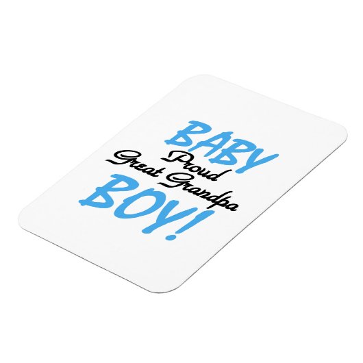 素晴らし誇りを持った男の赤ちゃん マグネット (左側)