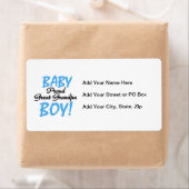 素晴らし誇りを持った男の赤ちゃん ラベル (インサイチュ)