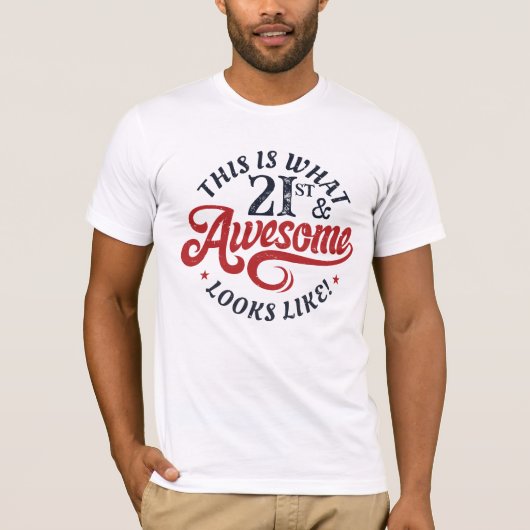 素晴らし誕生日カスタマイズギフト Tシャツ (正面)