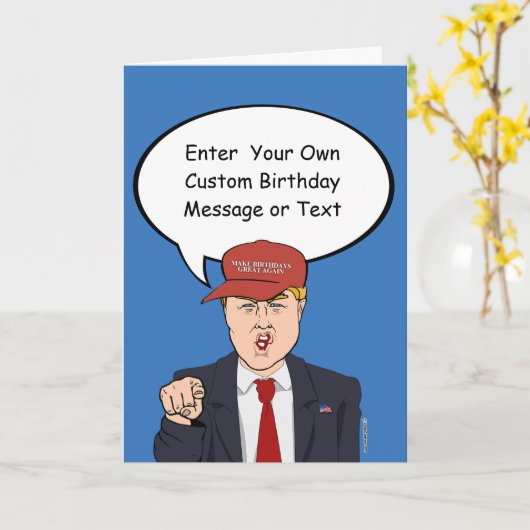 素晴らし誕生日カードの切り取りカスタマイズ – お客様のメッセージ カード (黄色い花)