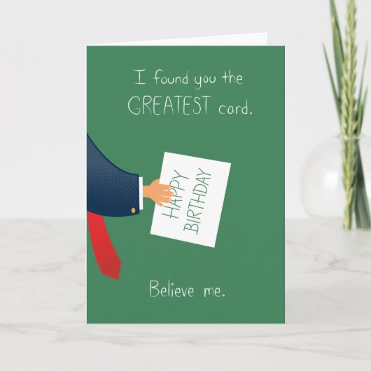 素晴らし誕生日カード カード (正面)