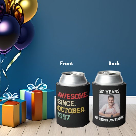 素晴らし誕生日パーソナライズされたギフト以カスタム来 缶クーラー