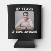 素晴らし誕生日パーソナライズされたギフト以カスタム来 缶クーラー (裏面)