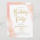 素晴らし誕生日招待状カード 招待状 (正面/裏面)