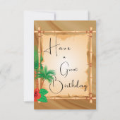 素晴らし誕生日 カード (正面)