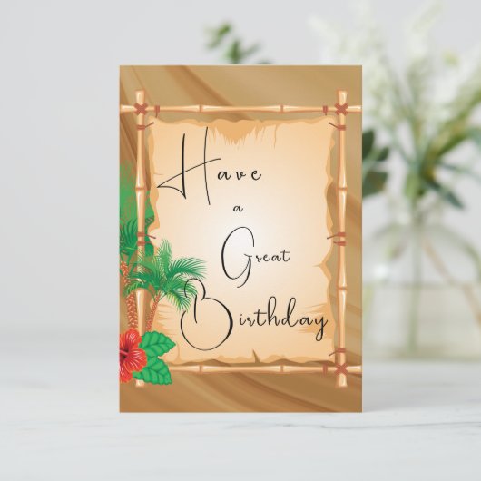 素晴らし誕生日 カード (スタンド正面)