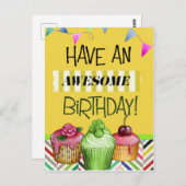 素晴らし誕生日 ポストカード (正面/裏面)