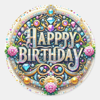 素晴らし誕生日 ラウンドシール