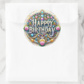 素晴らし誕生日 ラウンドシール (バッグ)