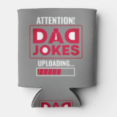 素晴らし警告デザイン!パパジョークのロード 缶クーラー (正面)