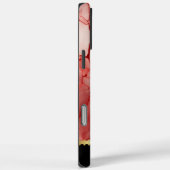 素晴らし赤と白大理石 Case-Mate iPhoneケース (裏面 / 右)